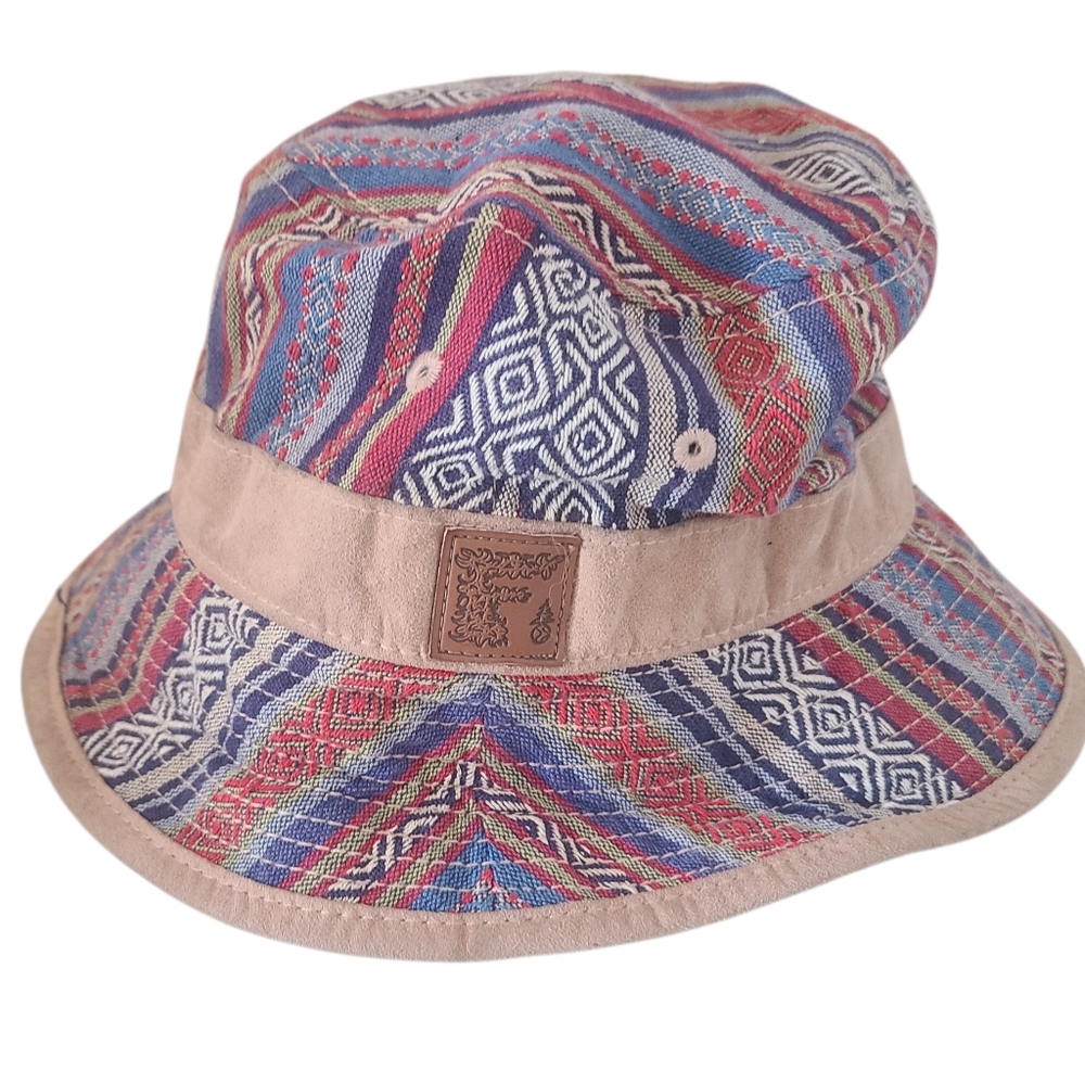 Flight Inspired Patchwork Bucket Hat - image 1